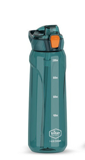 1000ml Sports Tritan Water Bottle with Straw