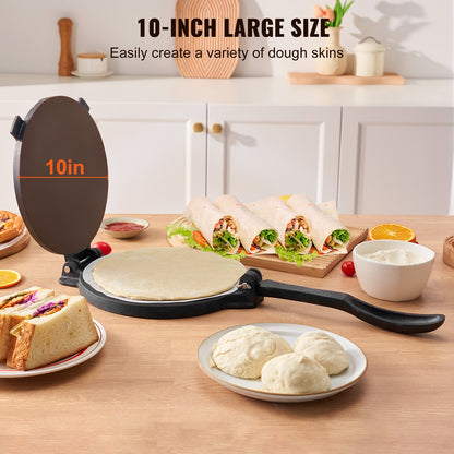 Extra-Large 10-Inch Cast Iron Tortilla Press