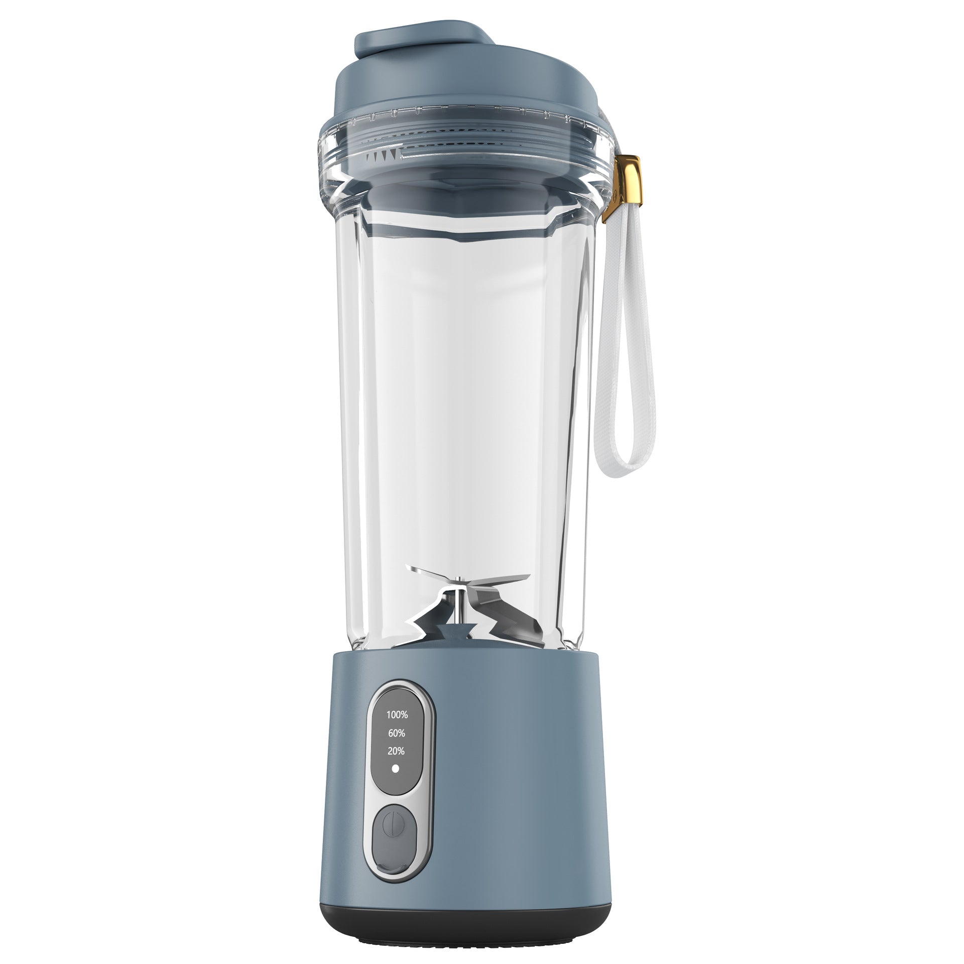 Portable USB Blender – 500ml Rechargeable Smoothie Maker with Straw (300W)
