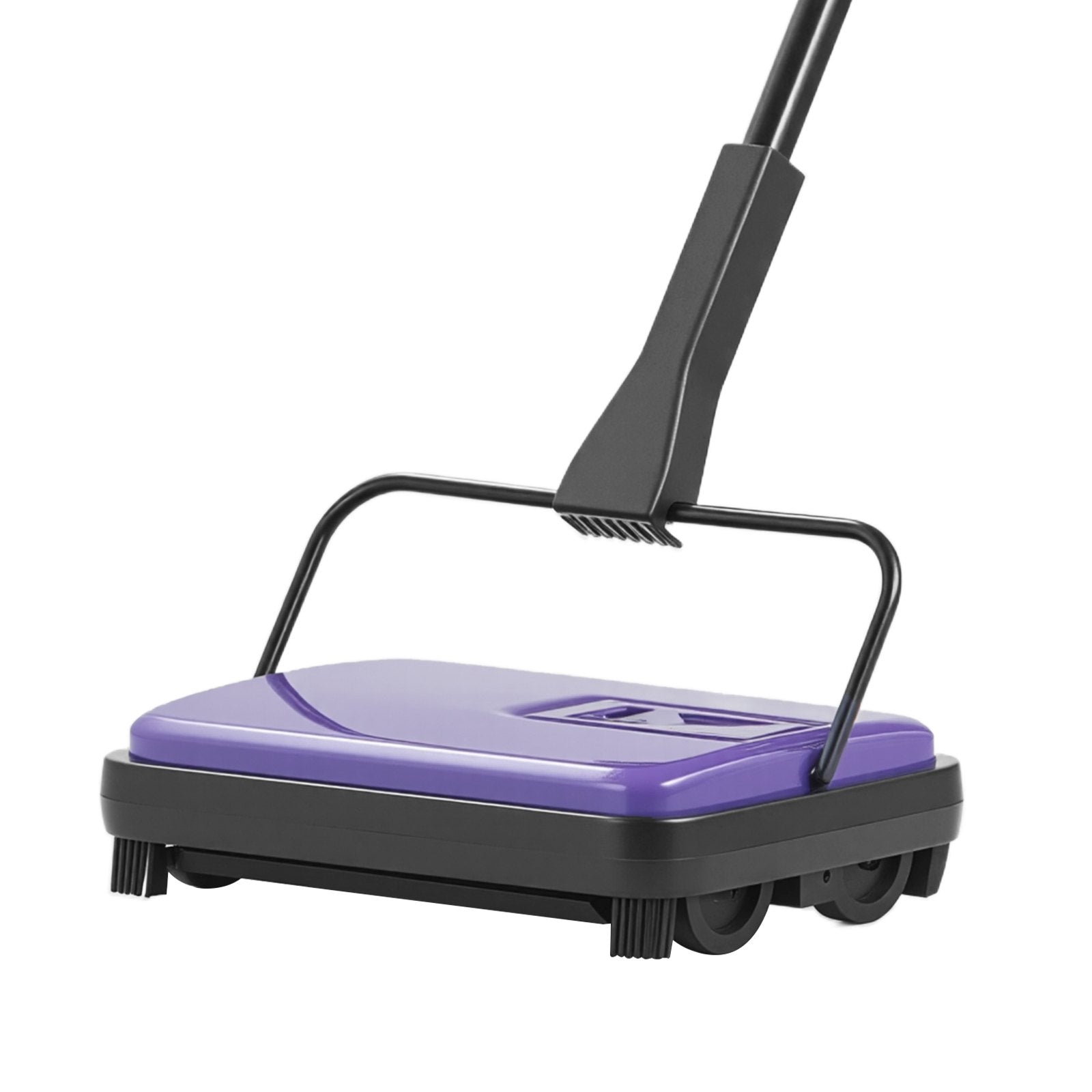 Manual Carpet Sweeper – Quiet Push Floor Cleaner with Built-in Dustpan
