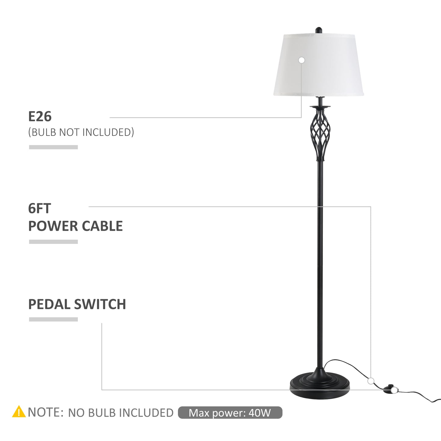 3-Piece Vintage Lamp Set – Elegant Lighting for Every Room
