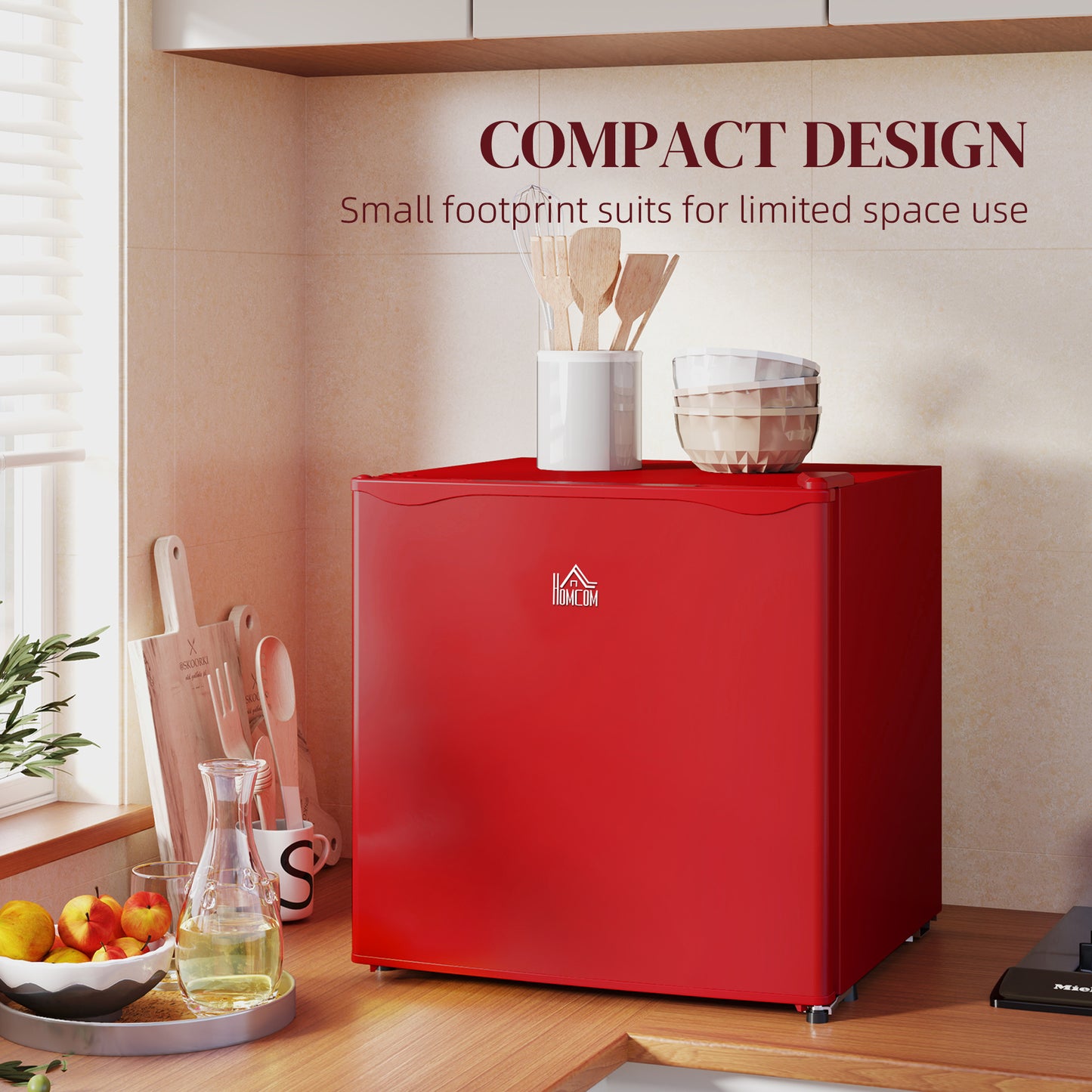 1.1 Cu. Ft Compact Mini Freezer (Red)