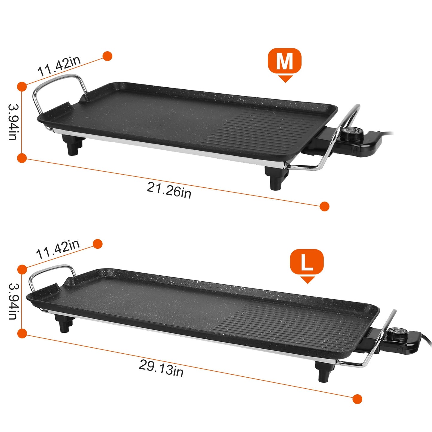 🔥 Electric BBQ Grill Griddle – 1500W Non-Stick Indoor/Outdoor Grill