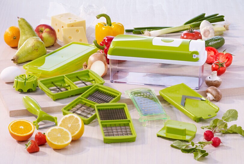 All-in-One Manual Food Chopper – Multi-Function Vegetable, Fruit & Meat Cutter