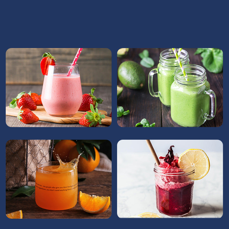 Portable Blender Juicer – USB Rechargeable Smoothie Maker (700ml High-Power Travel Blender)