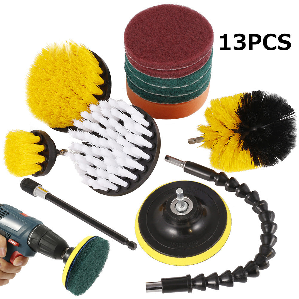 Electric Drill Cleaning Brush Attachment – Power Scrubber for Bathroom, Kitchen & Car