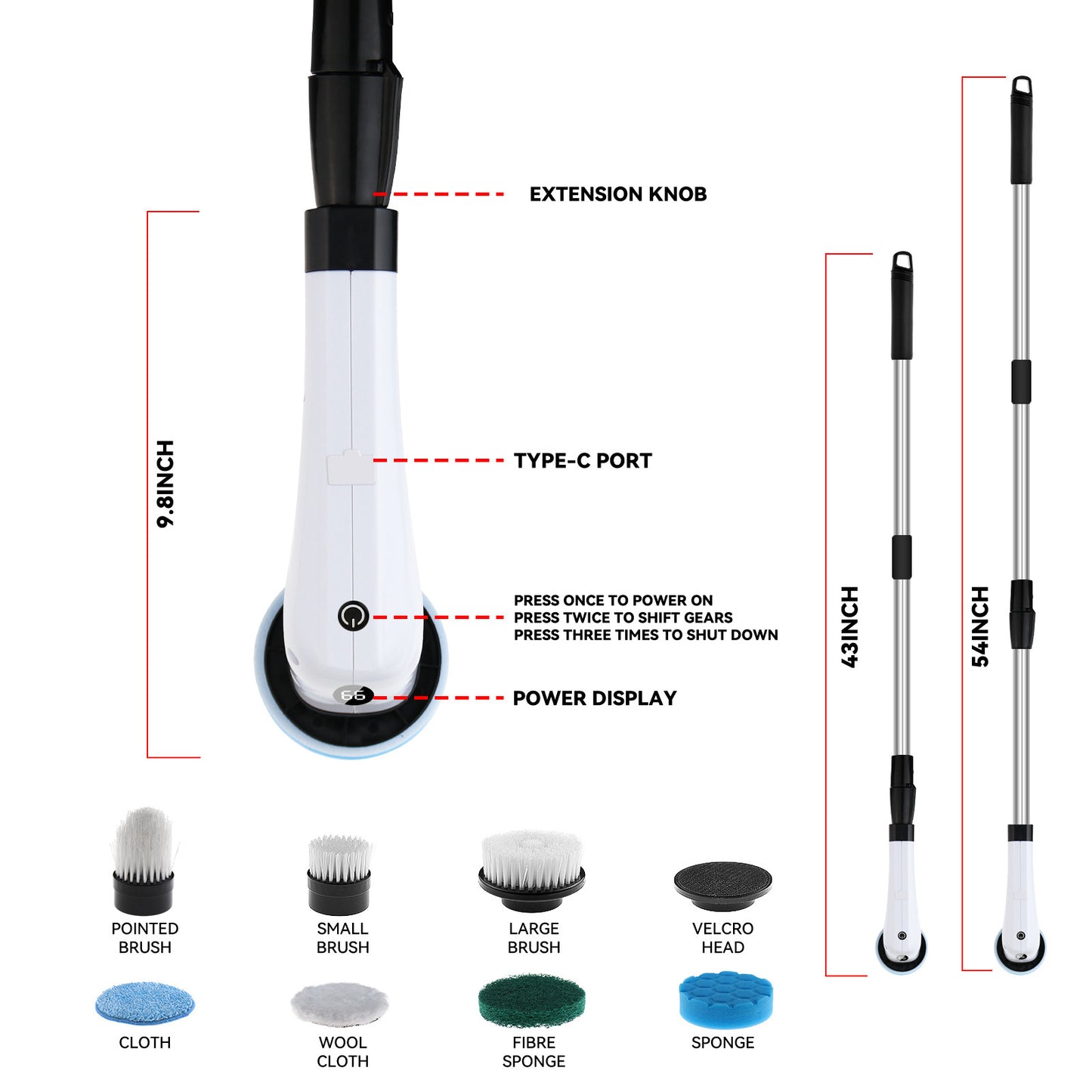 UltraScrub 360™ – 7-in-1 Electric Cleaning Brush