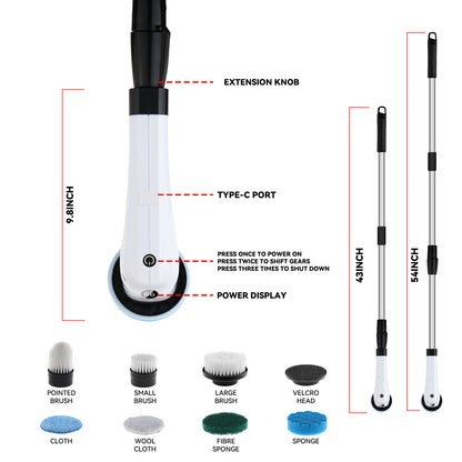 UltraScrub 360™ – 7-in-1 Electric Cleaning Brush