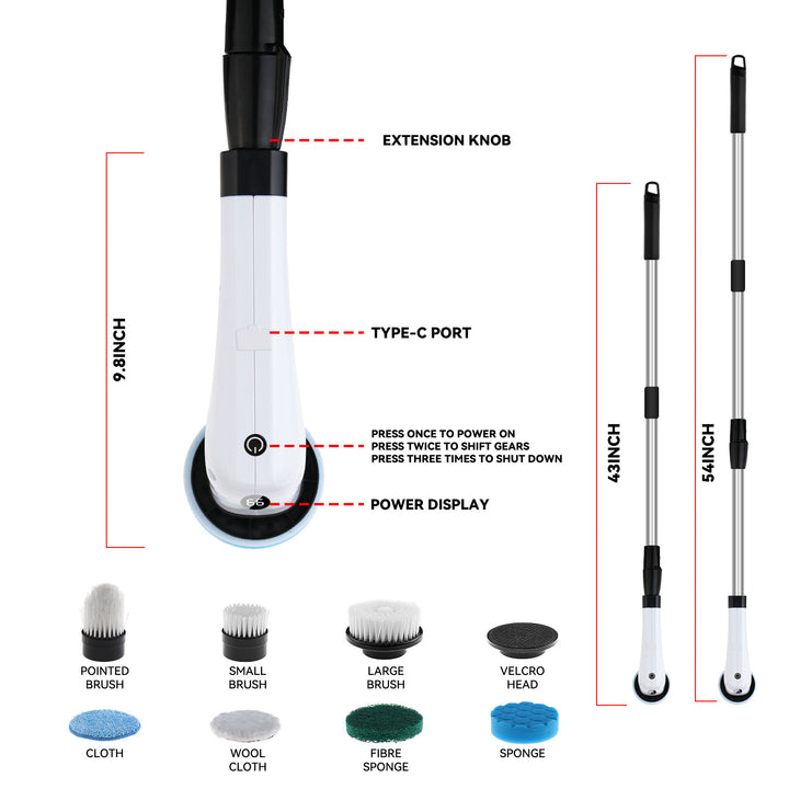 UltraScrub 360™ – 7-in-1 Electric Cleaning Brush