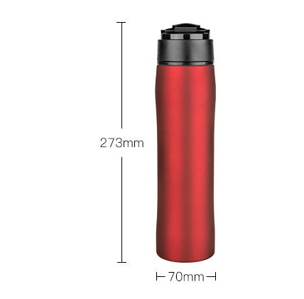 Portable French Press Travel Mug – 2-in-1 Coffee Maker & Insulated Thermos