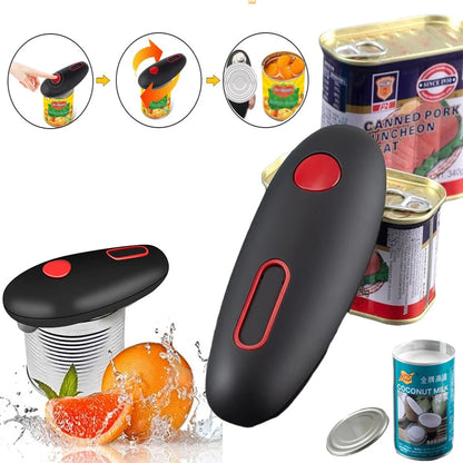 Electric Can Opener – Hands-Free Automatic Smooth Edge Opener (Battery Powered)