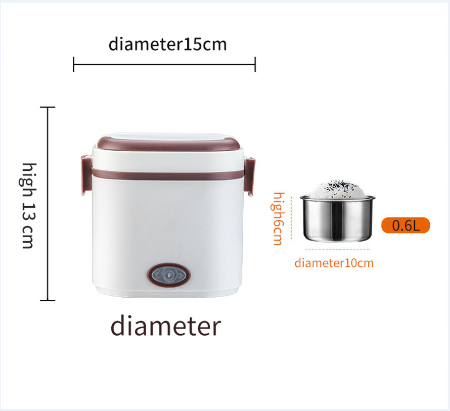 Electric Lunch Box – Portable Food Warmer with Stainless Steel Container (1.2L)