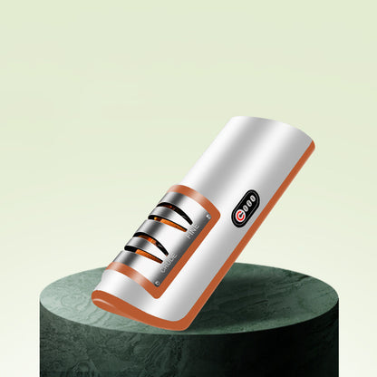 Electric Knife Sharpener – 3-Stage Precision Sharpening Tool (USB Rechargeable)