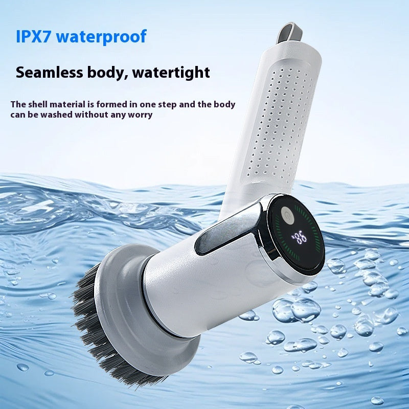 Wireless Electric Cleaning Brush – Cordless Power Scrubber (USB Type-C Rechargeable)