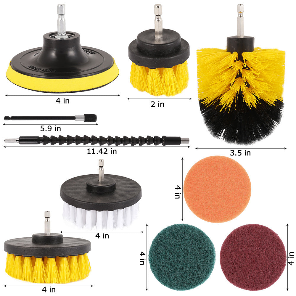 Electric Drill Cleaning Brush Attachment – Power Scrubber for Bathroom, Kitchen & Car