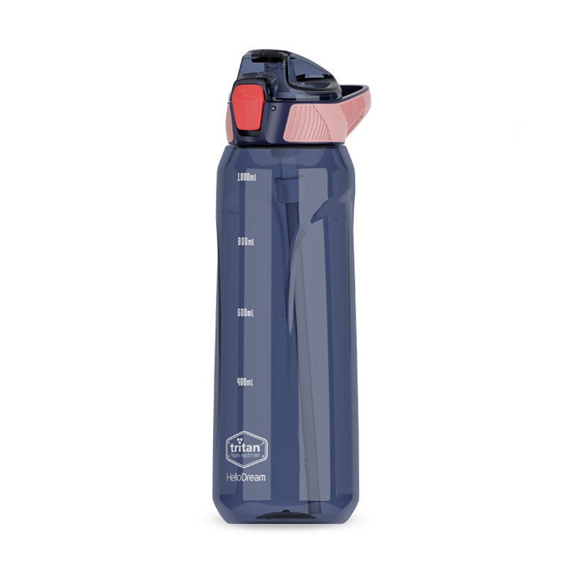 1000ml Sports Tritan Water Bottle with Straw