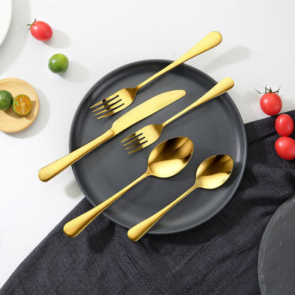 100-Piece Silverware Set Stainless Steel Cutlery Flatware Utensil Kitchen For 20