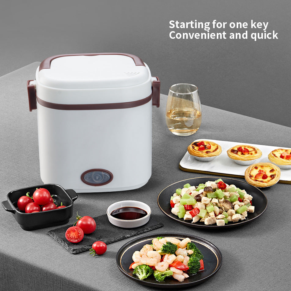 Electric Lunch Box – Portable Food Warmer with Stainless Steel Container (1.2L)