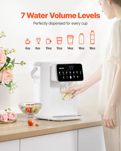 Instant Hot Water Dispenser – 7 Temp & 7 Volume Settings (118oz Tank)