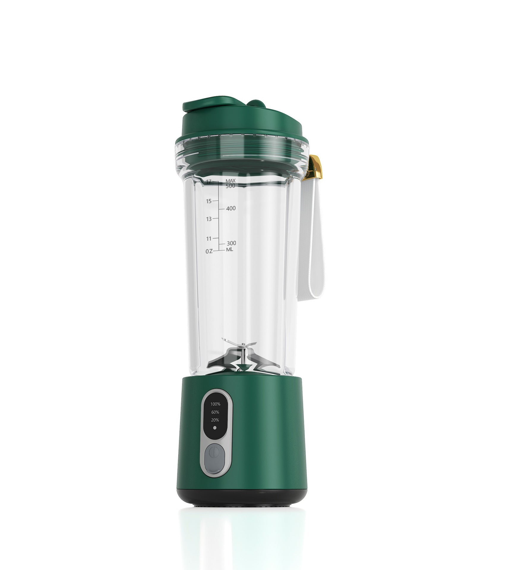 Portable USB Blender – 500ml Rechargeable Smoothie Maker with Straw (300W)