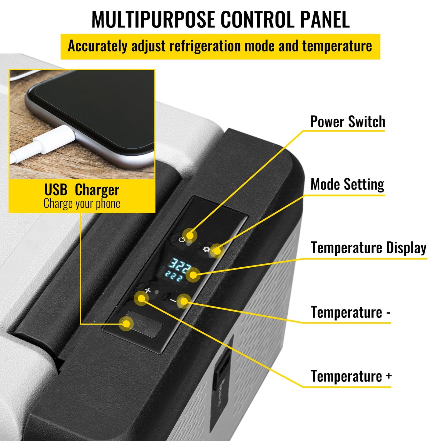 12V Car Freezer – Fast Cooling, Compact & Portable