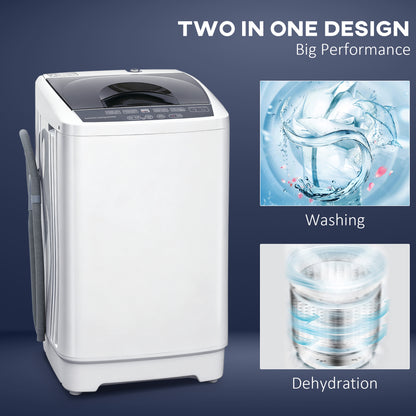 HOMCOM Portable Washing Machine (9.9 lbs Capacity)