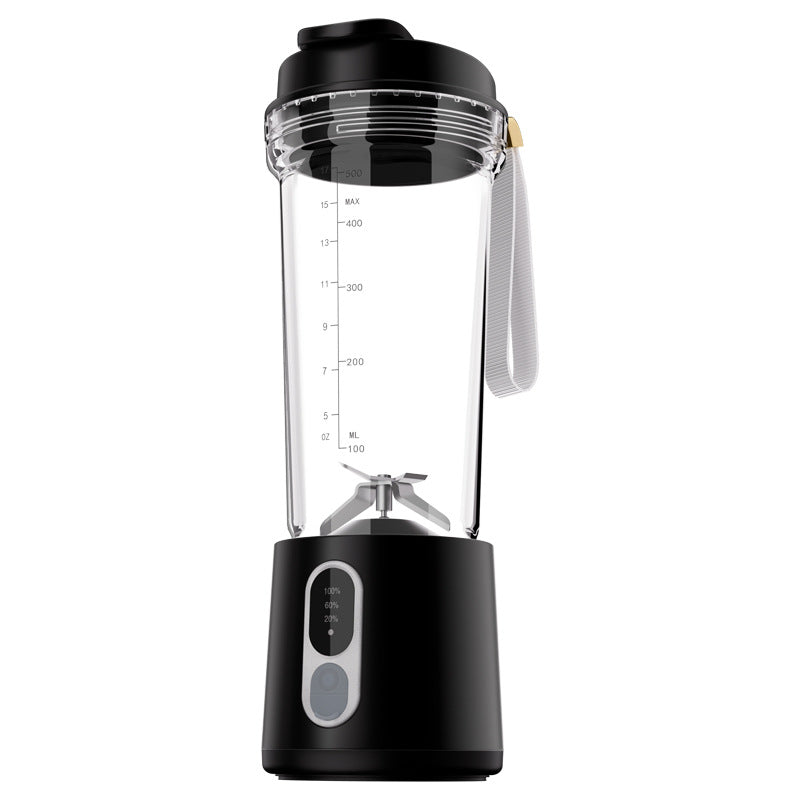 Portable USB Blender – 500ml Rechargeable Smoothie Maker with Straw (300W)