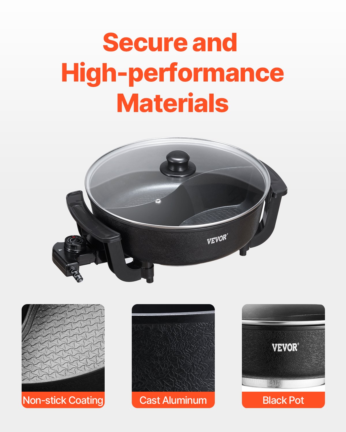Dual-Sided Electric Hot Pot (5L Large Capacity)