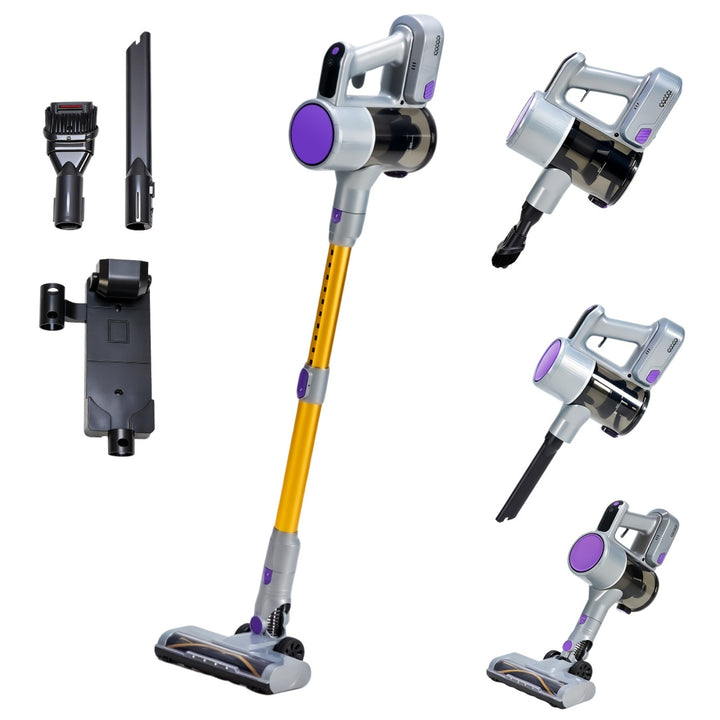 Cordless 3-in-1 Smart Vacuum Cleaner – Purple Yellow Edition
