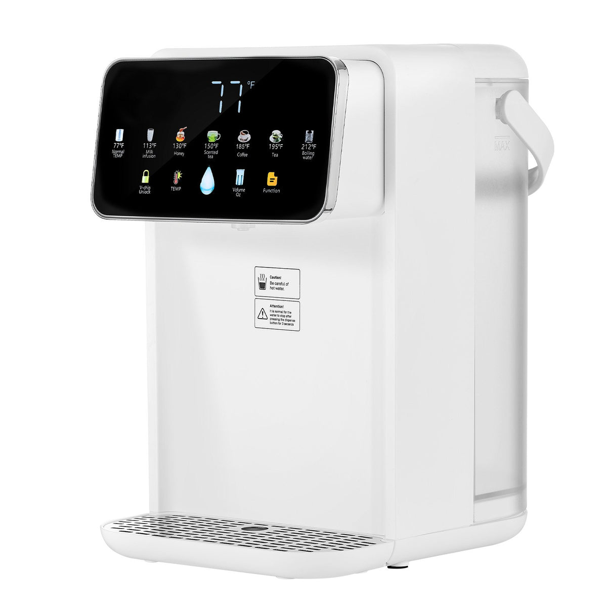 Instant Hot Water Dispenser – 7 Temp & 7 Volume Settings (118oz Tank)