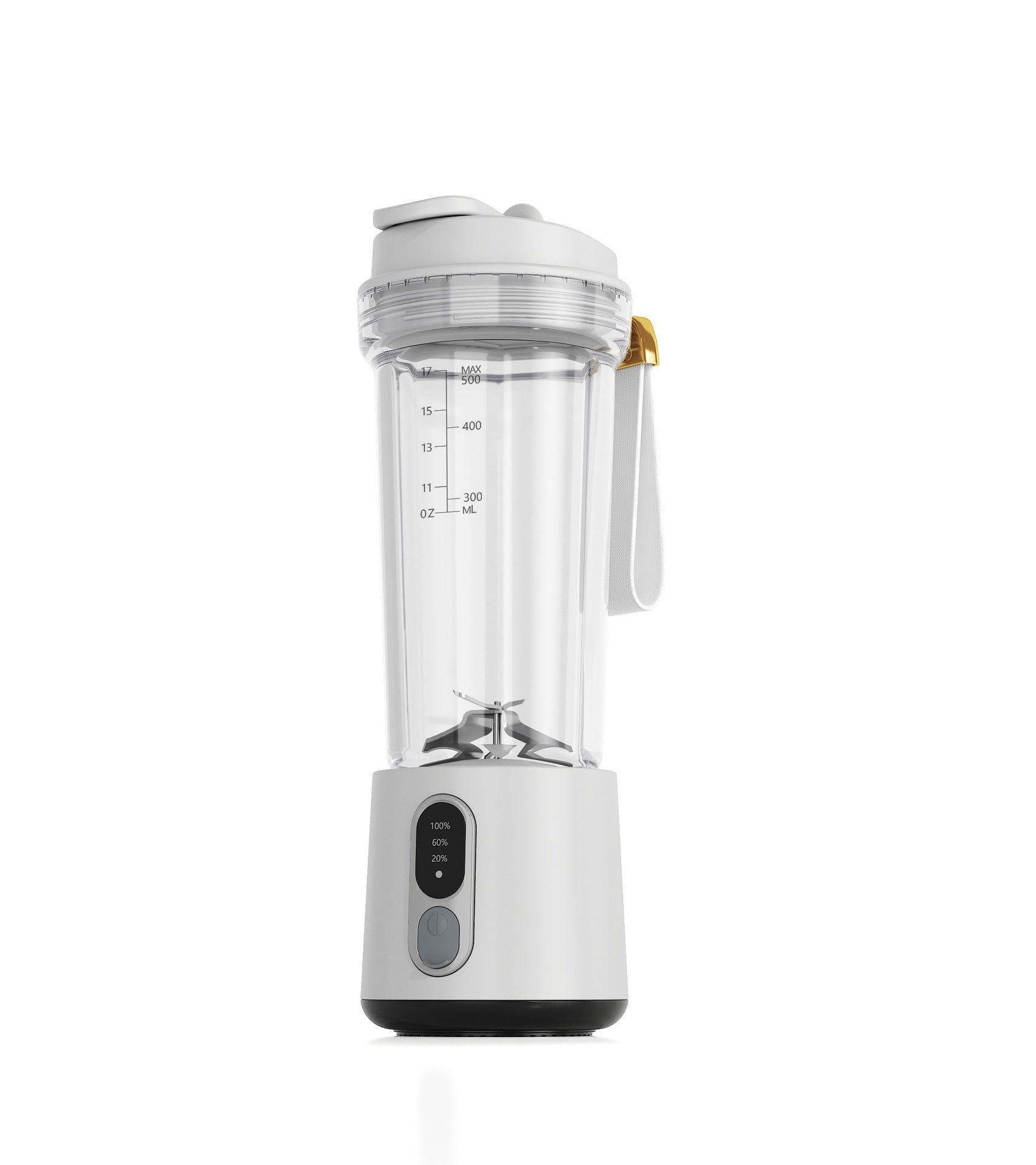 Portable USB Blender – 500ml Rechargeable Smoothie Maker with Straw (300W)