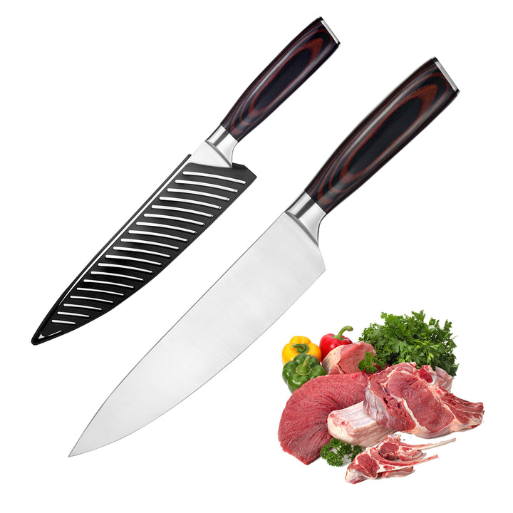 8” High Carbon Japanese Chef Knife (Rosewood Handle)