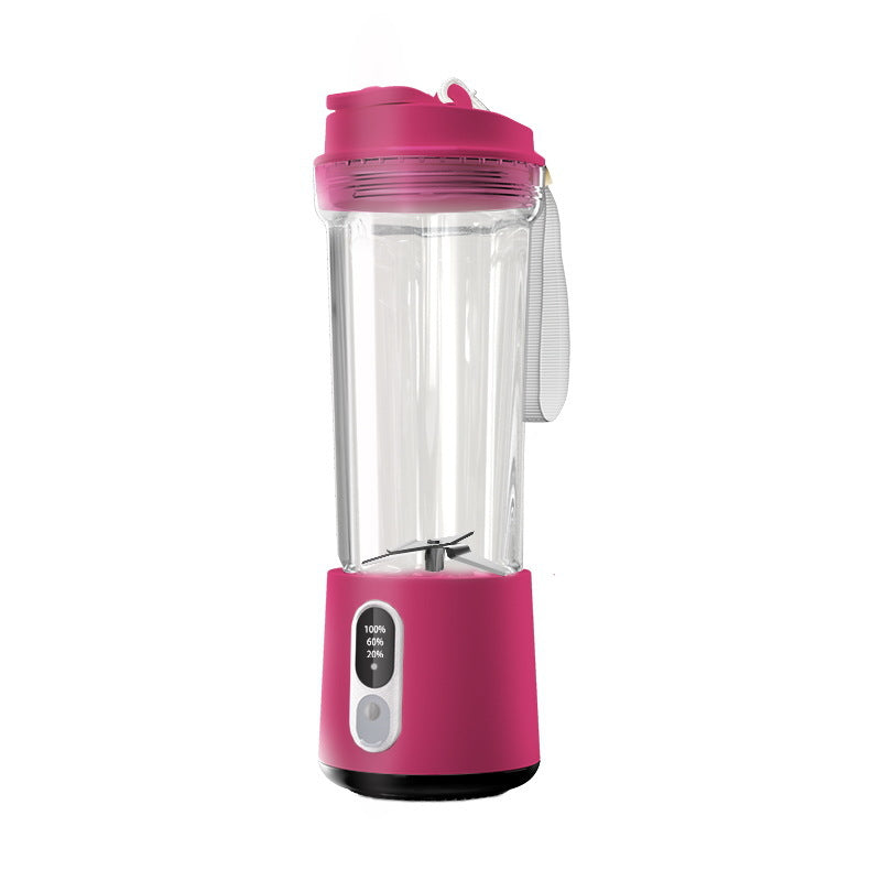 Portable USB Blender – 500ml Rechargeable Smoothie Maker with Straw (300W)
