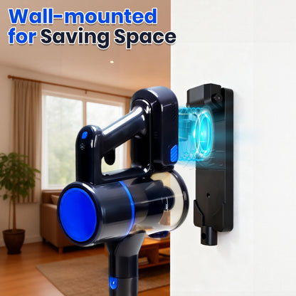 Cordless 3-in-1 Smart Vacuum Cleaner with LED Brush & Cyclone Filtration