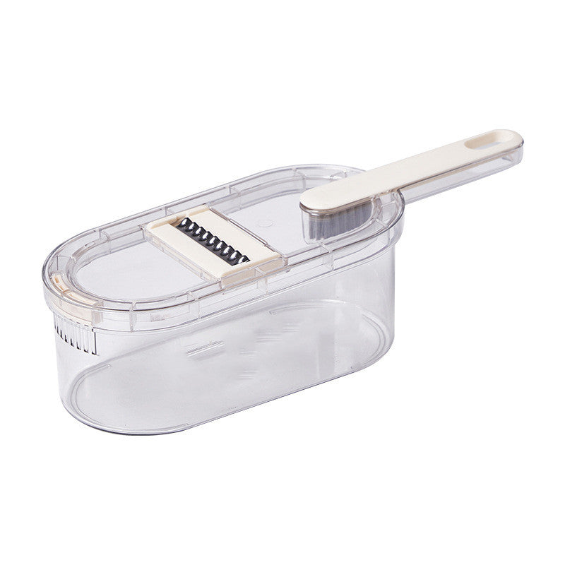 3-Blade Vegetable Chopper & Slicer – Multi-Function Cutter with Storage Container
