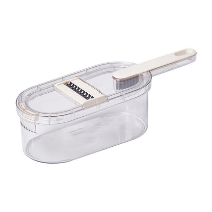 3-Blade Vegetable Chopper & Slicer – Multi-Function Cutter with Storage Container