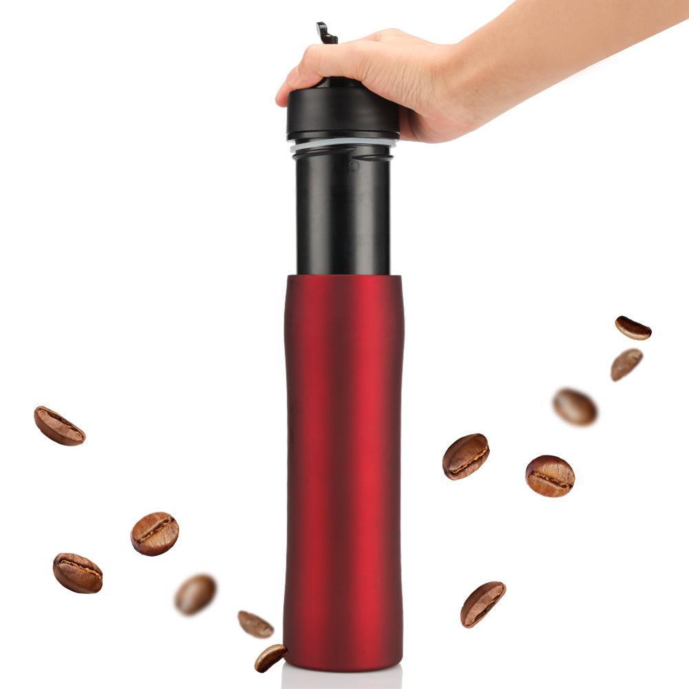 Portable French Press Travel Mug – 2-in-1 Coffee Maker & Insulated Thermos
