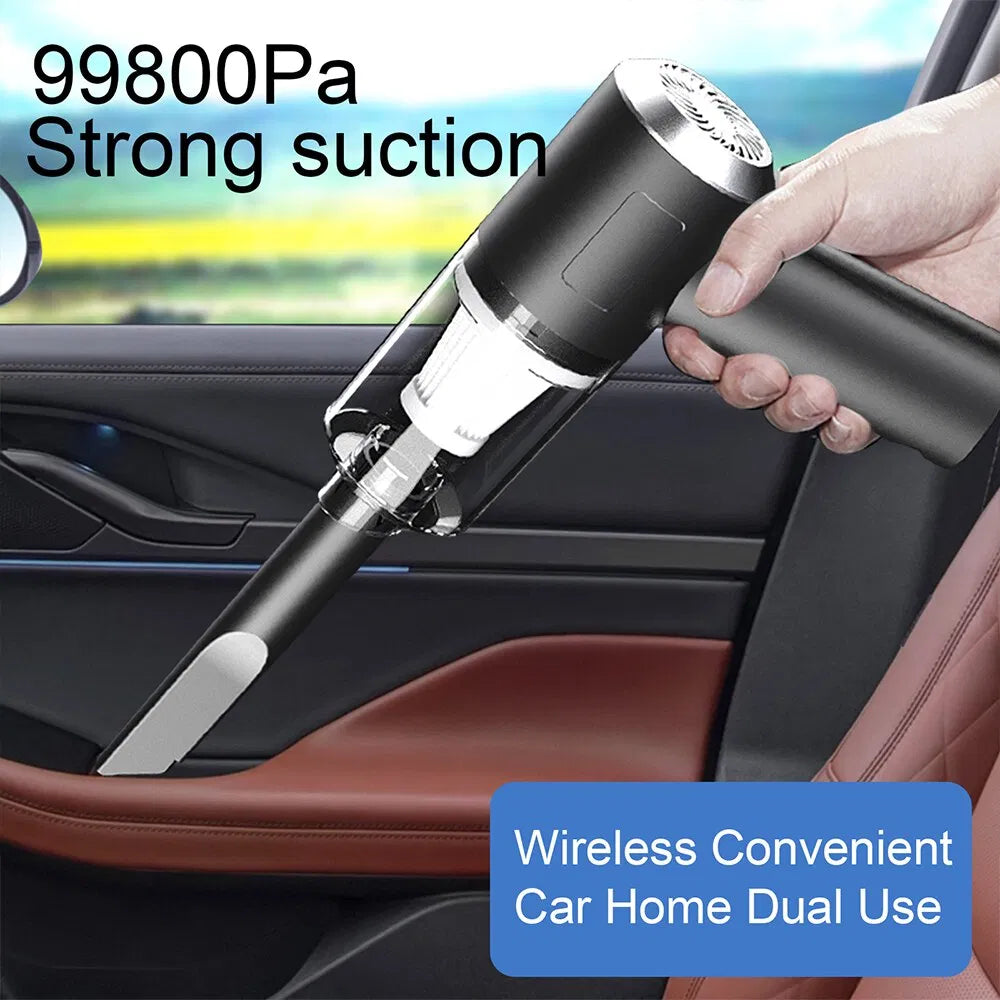 120W Cordless Handheld Vacuum Cleaner – Portable Mini Car & Home Cleaner (Wireless & Powerful Suction)