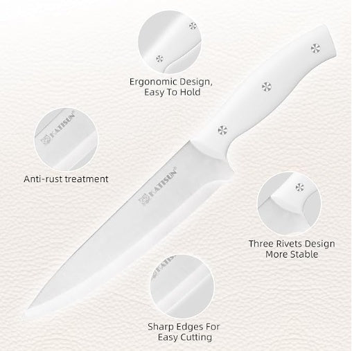 KATISUN 15-Piece Professional Kitchen Knife Set