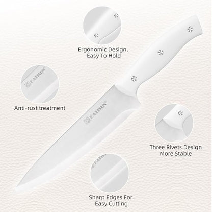 KATISUN 15-Piece Professional Kitchen Knife Set