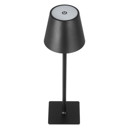 Cordless Table Lamp 2-Pack 5200mAh Built-in Rechargeable Battery Desk Lamp Black