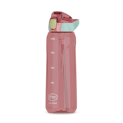 1000ml Sports Tritan Water Bottle with Straw