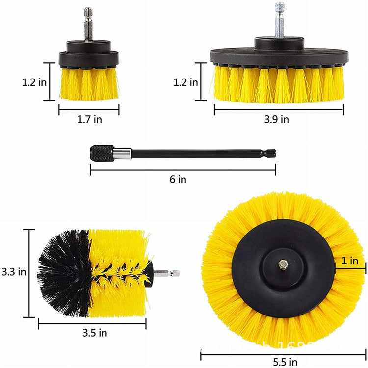 Electric Drill Cleaning Brush Attachment – Power Scrubber for Bathroom, Kitchen & Car