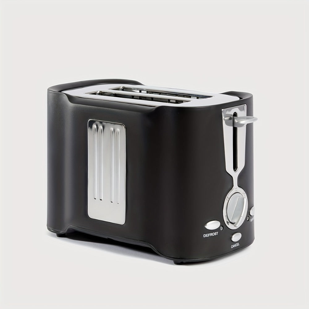 2-Slice Stainless Steel Toaster – Fast & Even Toasting