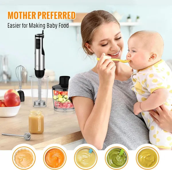 1100W 5-in-1 Immersion Hand Blender Set