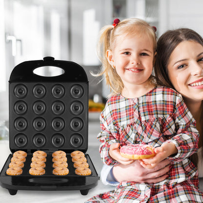 16-Hole Mini Donut Maker – Fresh Donuts in Minutes