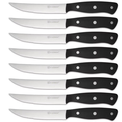 KATISUN 8-Piece Carbon Steel Knife Set