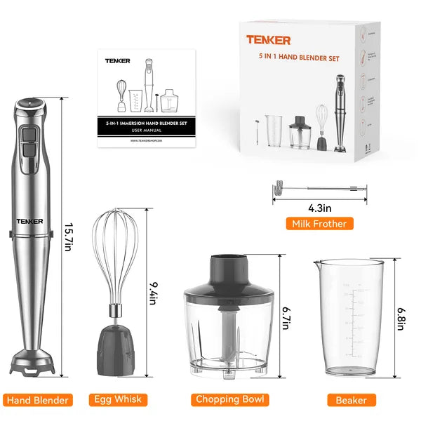 100W Immersion Hand Blender (KOIOS style)