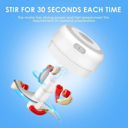 Electric 300ML Garlic Press / Mini Food Chopper