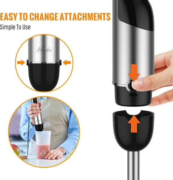 1100W 5-in-1 Immersion Hand Blender Set